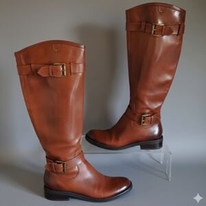 Enzo Angiolini 6.5 Old Money Western Equestrian Classic Leather Riding Boots